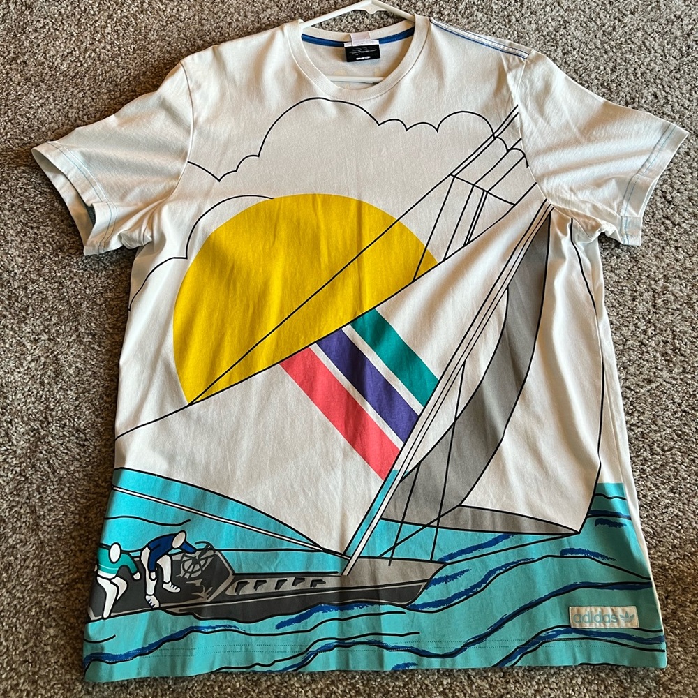 Mens XL adidas sailing t-shirt